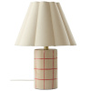 Béžová keramická stolní lampa RUTHIE