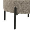 Šedé bouclé křeslo Fluffy -fv-interier-25