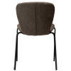 Hnědá bouclé jídelní židle DAN-FORM Heap