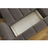 Hnědá bouclé rohová rozkládací pohovka Fuji 292 cm, levá -fv-interier-25