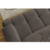 Hnědá bouclé rohová rozkládací pohovka Fuji 292 cm, levá -fv-interier-25