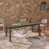 Zelený kovový zahradní rozkládací stůl kave home Izola 185/235 x 100 cm -fv-interier-25