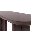 Hnědý lakovaný konzolový stolek Evara 120 x 35 cm -fv-interier-25