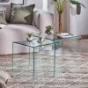 Set dvou skleněných konferenčních stolků Kave Home Burano 42/50 x 50/50 cm -fv-interier-25
