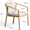Zahradní set stolu Kave Home Mirtia a šesti židlí Sirte1500 x 1000