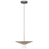 Světle hnědé závěsné LED světlo Nova Luce Baris 38 cm
