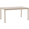 Béžový zahradní stůl s keramickou deskou Claudia 200 x 90 cm