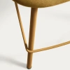 Hořčicově žlutá čalouněná barová židle Kave Home Bonali 65 cm -fv-interier-25