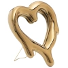 Zlatý porcelánový fotorámeček Melted Heart 35 x 30 cm