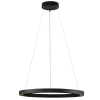 Černé kovové závěsné LED světlo Nova Luce Deos 65 cm