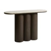 Béžový mramorový konzolový stolek Unique Furniture Piazze 120 x 38 cm