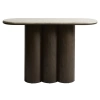 Béžový mramorový konzolový stolek Unique Furniture Piazze 120 x 38 cm