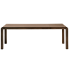 Hnědý dřevěný rozkládací jídelní stůl Kave Home Erisia 180/230 x 90 cm