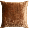 Oranžový sametový povlak na polštář Kave Home Caril 45 x 45 cm