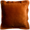 Oranžový sametový povlak na polštář Kave Home Ladira 45 x 45 cm