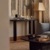 Černý dubový konzolový stolek Micadoni Izzie 120 x 50 cm -fv-interier-25