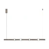 Tmavě šedé kovové závěsné LED světlo Nova Luce Marlow 122 cm