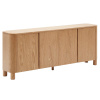 Komoda Kave Home Salaya 200 x 40 cm s dřevěným dekorem