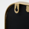 Zlaté kovové závěsné zrcadlo Mirror 130 × 35 cm -fv-interier-25