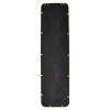 Zlaté kovové závěsné zrcadlo Mirror 130 × 35 cm