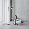 Stříbrná kovová stojací lampa bez stínidla Stand 130 cm  -fv-interier-25