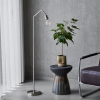 Stříbrná kovová stojací lampa bez stínidla Stand 130 cm  -fv-interier-25