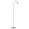 Stříbrná kovová stojací lampa bez stínidla Stand 130 cm