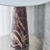 Hnědo-krémová mramorová stolní lampa Soffi 42 cm  -fv-interier-25