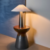 Stříbrná kovová stolní lampa Soffi 42 cm  -fv-interier-25