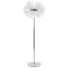 Chromovaná stojací lampa No. 8072, 165 cm