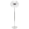 Chromovaná stojací lampa No. 8072, 165 cm
