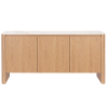 Dubová komoda Bizzotto Gavriel 160 x 42 cm s keramickou deskou
