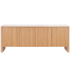 Dubová komoda Bizzotto Gavriel 209 x 42 cm s keramickou deskou