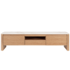 Dubový tv stolek Bizzotto Gavriel 180 x 42 cm s keramickou deskou