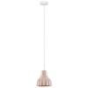Světle hnědé keramické závěsné světlo Nova Luce Picco 16 cm