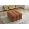 Terakotově oranžová bouclé podnožka Cloud 84 x 84 cm -fv-interier-25