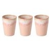 Set tří růžových hrnků COSTA NOVA GRESPRESSO 380 ml