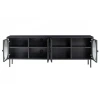 Černý TV stolek Sohan 161 x 38 cm