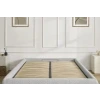 Světle šedá bouclé dvoulůžková postel Inera 160 x 200 cm s úložným prostorem -fv-interier-25