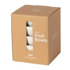 Set čtyř bílých misek COSTA NOVA LATTE BOWLS 13 cm