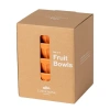 Set čtyř oranžových misek COSTA NOVA LATTE BOWLS 13 cm