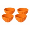 Set čtyř oranžových misek COSTA NOVA LATTE BOWLS 13 cm