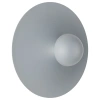 Modrošedé kovové nástěnné LED světlo Nova Luce Edem 25 cm