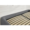 Tmavě šedá bouclé dvoulůžková postel Inera 180 x 200 cm s úložným prostorem -fv-interier-25