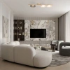 Zlaté kovové nástěnné LED světlo Nova Luce Flossie 76 cm -fv-interier-25