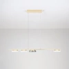 Zlaté kovové závěsné LED světlo Nova Luce Flossie 120 cm -fv-interier-25