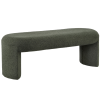 Zelená bouclé lavice Bizzotto Wilor 110 cm