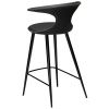 Černá kožená barová židle DAN-FORM Flair 65 cm -fv-interier-25